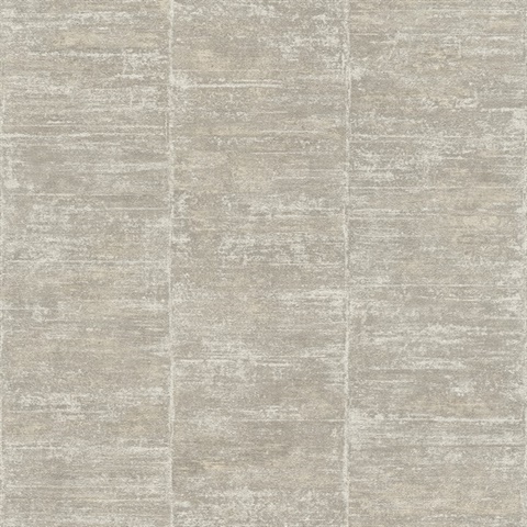 Aiko Silver Vertical Weathered Stripe Textured Wallpaper