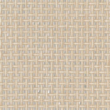 Aki Silver Basketweave Wallpaper