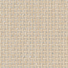 Aki Silver Paper Weave Basketweave Grasscloth Wallpaper