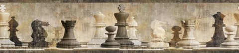 Albert Beige Chess Border