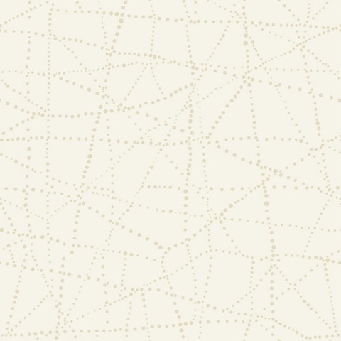 Alcott Cream Modern Dots Wallpaper