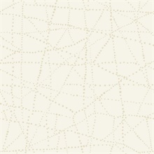 Alcott Cream Modern Dots Wallpaper