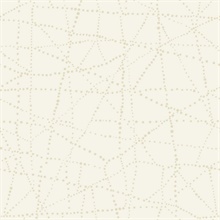 Alcott Cream Modern Dots Wallpaper