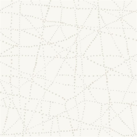 Alcott Ivory Modern Dots Wallpaper