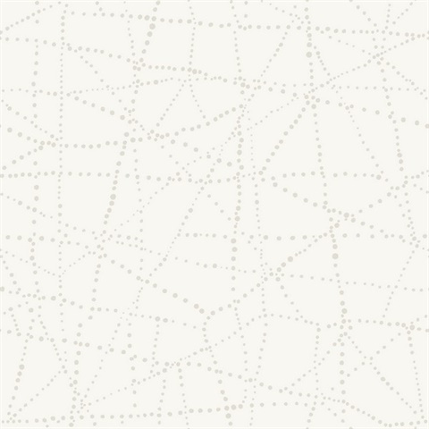 Alcott Ivory Modern Dots Wallpaper