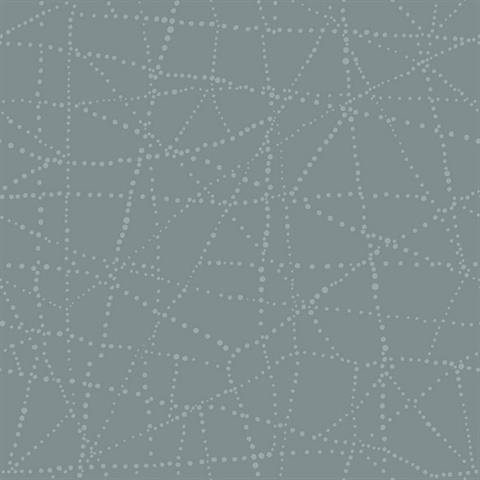 Alcott Slate Green Modern Dots Wallpaper