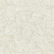 Aldabra Taupe Textured Geometric Wallpaper