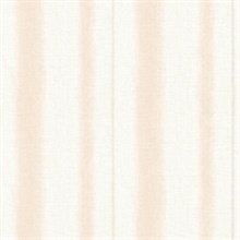 Alena Blush Soft Linen Stripe Wallpaper