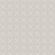 Alexi Grey Ornate Criss Cross Wallpaper