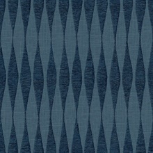 Alfonso Slate Blue Ogee Wallpaper