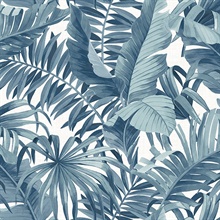 Alfresco Navy Palm Leaf