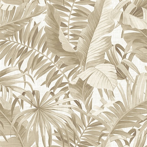 Alfresco Taupe Palm Leaf