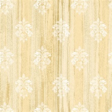 Alison Yellow Damask Motif