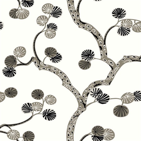 Allegra Rhino Modern Tree Wallpaper
