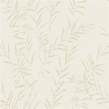 Allerton Bamboo Reeds Alabaster Wallpaper