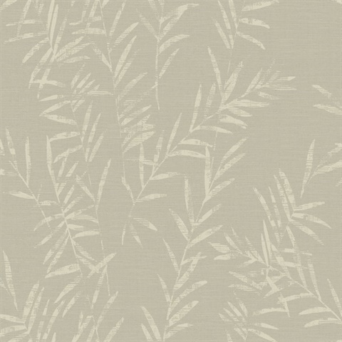 Allerton Bamboo Reeds Taupe Wallpaper