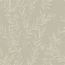 Allerton Bamboo Reeds Taupe Wallpaper