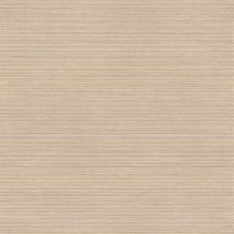 Allineate Parchment Horizontal Faux Wallpaper