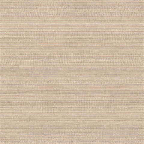 Allineate Parchment Horizontal Faux Wallpaper