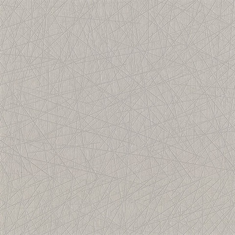 Allover Stix Silver Geometric Textured Wallpaper