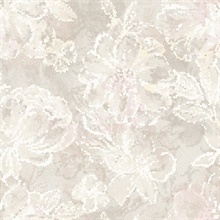 2793-24707 | Allure Blush Floral | Wallpaper Boulevard