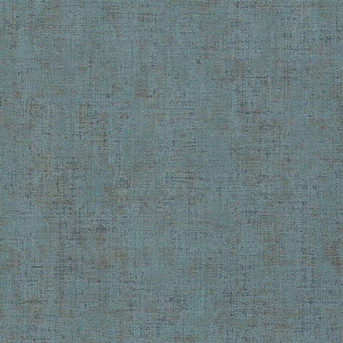 Alma Blue Faux Weave Mediterranean Basketweave Wallpaper