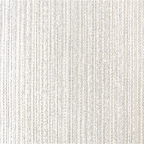 Almiro White Textured Weave Wallpaper
