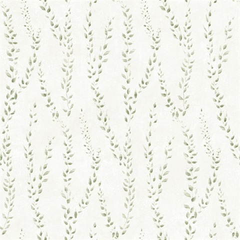 Alpenrose Moss Vine Wallpaper