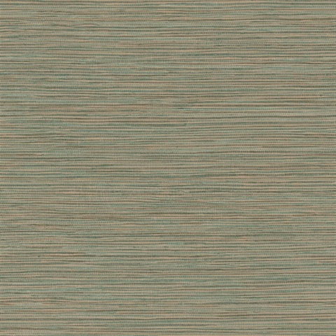 Alton Copper Textured Faux Grasscloth Wallpaper