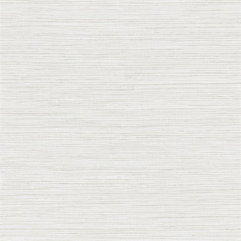 Alton Off-White Textured Faux Grasscloth Wallpaper
