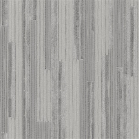 Aluminum Moden Metallic Ribbed Newel Wallpaper