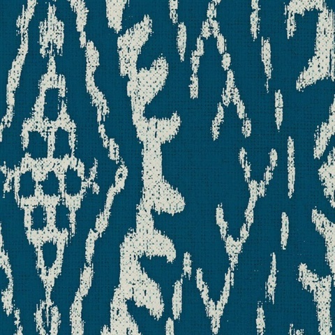 Amami Indigo Commercial Wallpaper