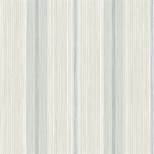 Ames Light Blue Linen Stripe Wallpaper