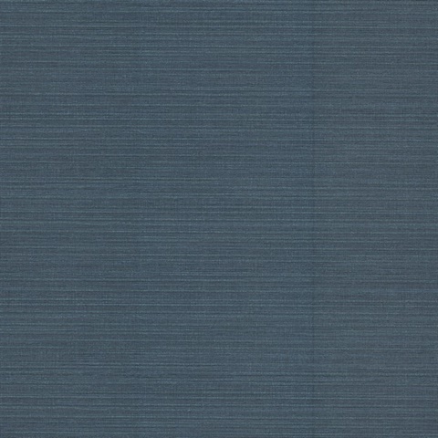 Amyra Silk Ink Faux Linen Wallpaper