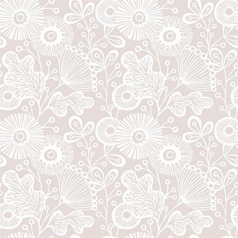 Ana Rose Floral Wallpaper