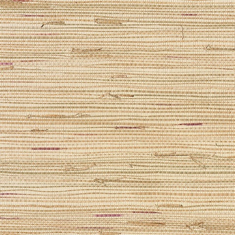 Andrei Light Olive Grasscloth Wallpaper