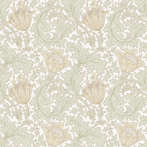 Anemone W. Morris Floral Wallpaper