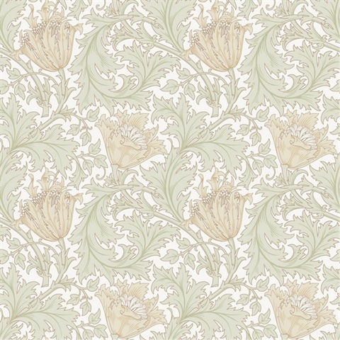 Anemone W. Morris Floral Wallpaper