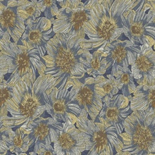 Anemoni Blue Italian Wallpaper