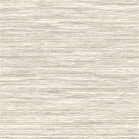 Angel Hair Horizontal Faux Grasscloth Textured Wallpaper