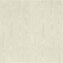 Angelina Cream Moire Woodgrain on Silk Texture Wallpaper