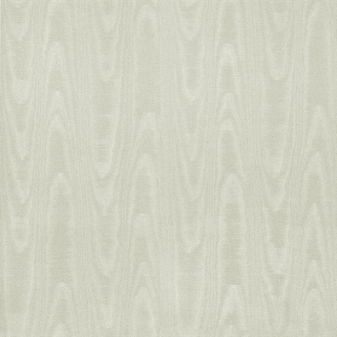 Angelina Silver Moire Woodgrain on Silk Texture Wallpaper
