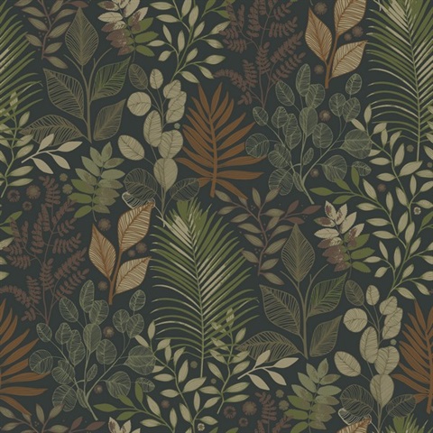 Ängslycka Black Forest Botanicals Wallpaper
