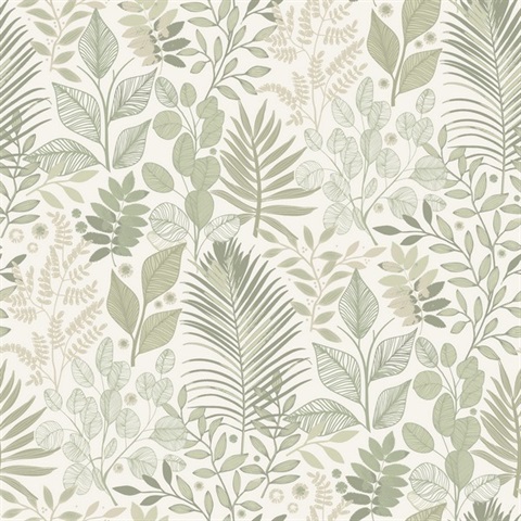 Ängslycka Green Forest Botanicals Wallpaper
