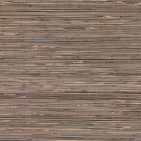 Anhui Black Grasscloth Wallpaper