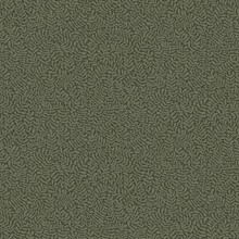 Anna Dark Green Fern Trail Leaf Wallpaper