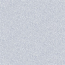 Anna Light Blue Fern Trail Leaf Wallpaper