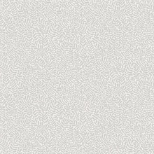 Anna Light Grey Fern Trail Leaf Wallpaper