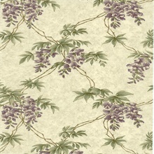 Annabelle Purple Floral Toile