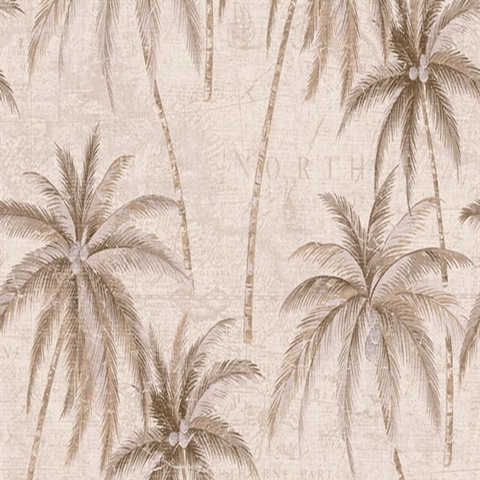 Antigua Palm Tree Toile